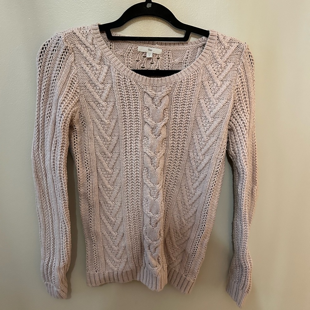 purple sweater